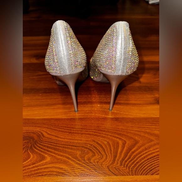 Akira Multicolor Embellished Jewel Heels - Picture 3 of 5